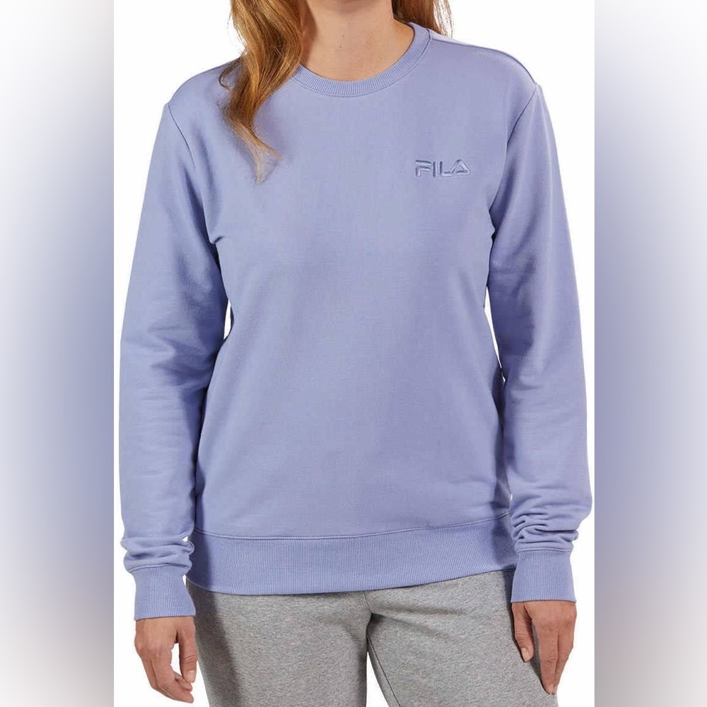 Periwinkle Blue Purple FILA Pullover